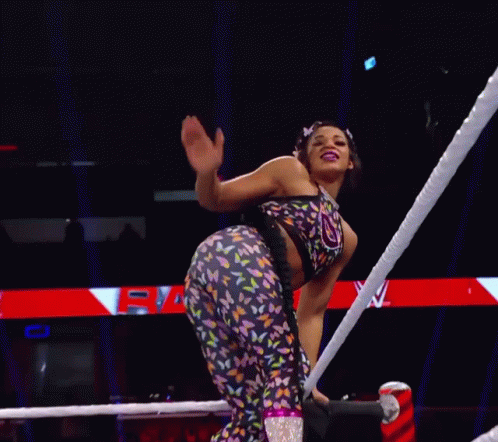 
You turn and taunt your opponent by gently spanking your ass!