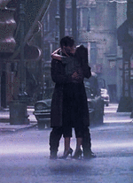 Kissing in the rain
