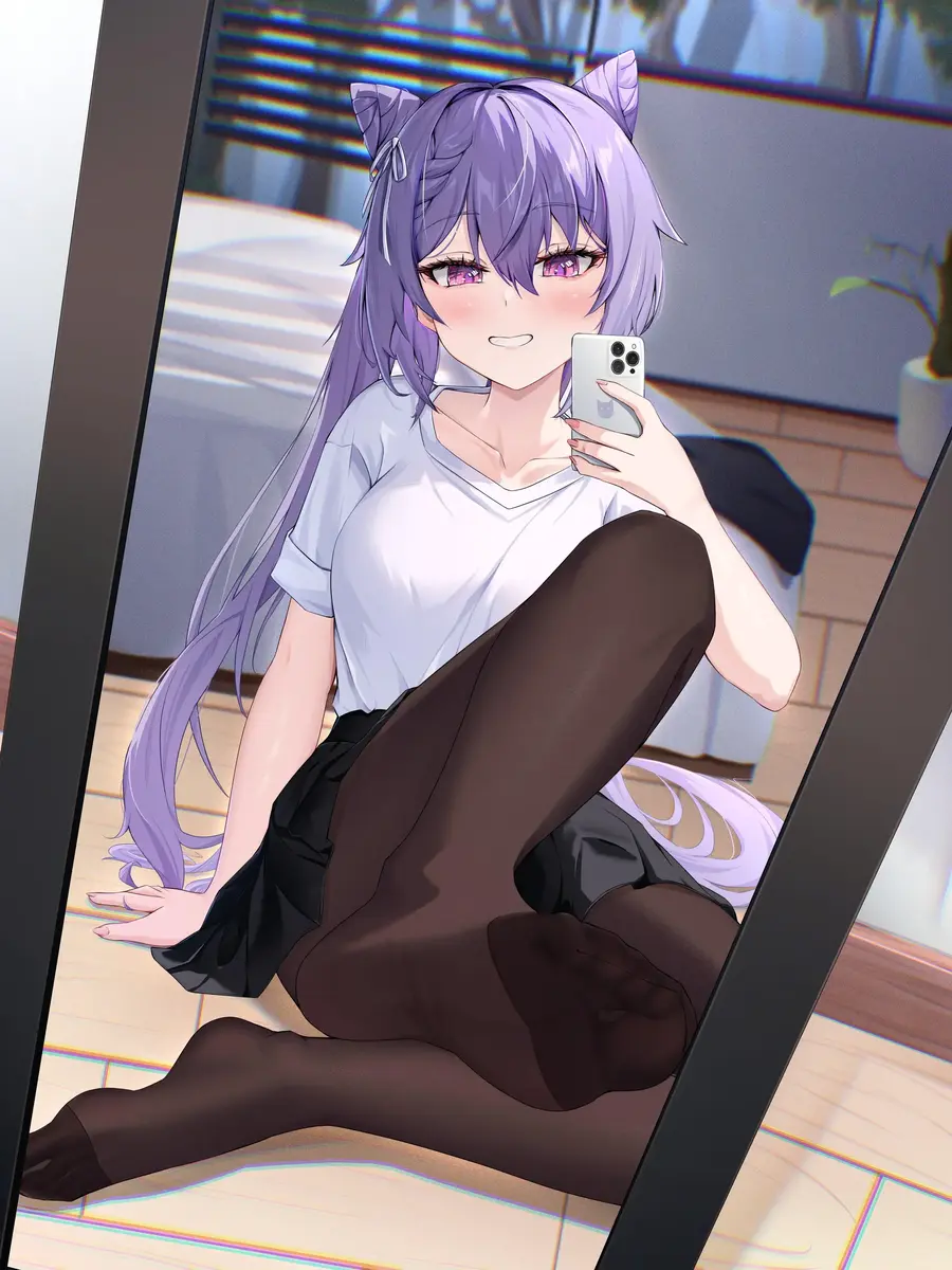 Take a selfie in the mirror