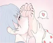 Lick her feet!