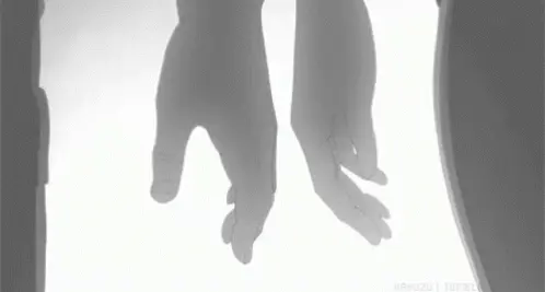 Gently hold their hand