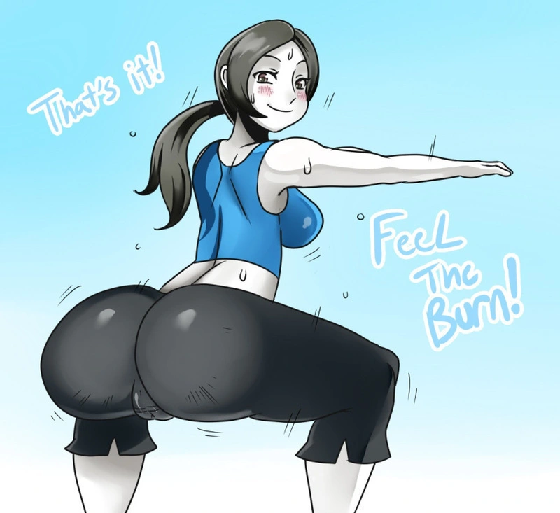 20 squats while stroking
