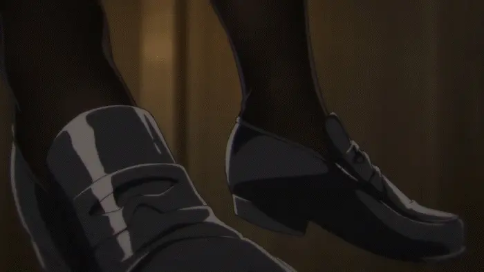 Shoes off