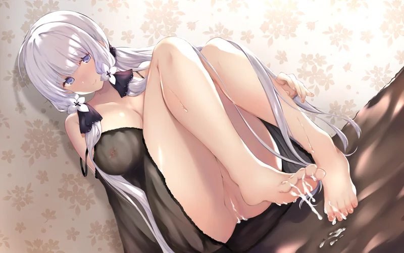 Cum en mis pies