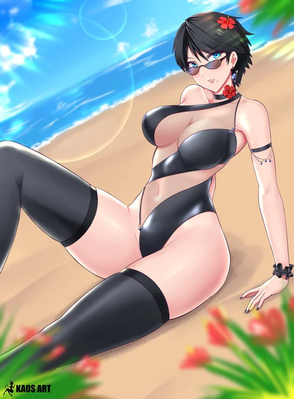Swimsuit tease