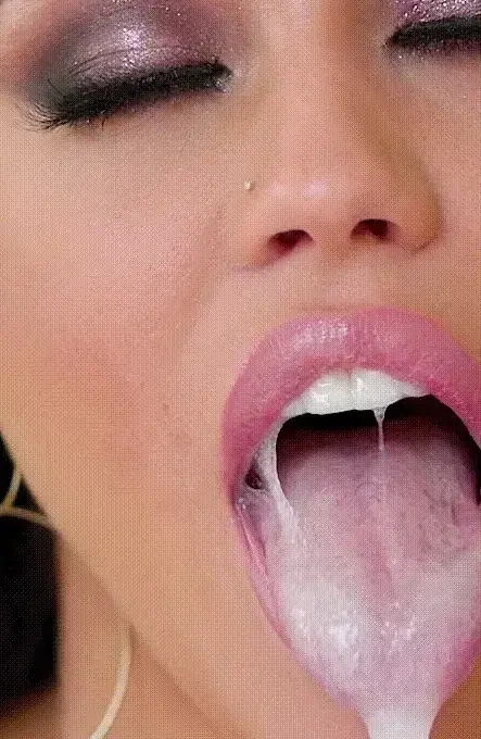 As you drain his balls and make him fill up your mouth, you don't swallow his load immediately. You go up to your friend and start kissing them with your cum filled mouth, swapping the cum with them as you both make out.
