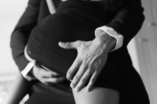 Lift up her skirt