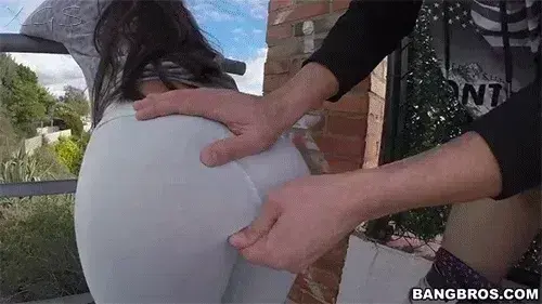 Grabbing her pants, you rip them to shreds! 