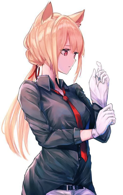 Put on gloves 