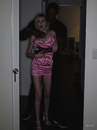 Choke, grope & kiss her from behind