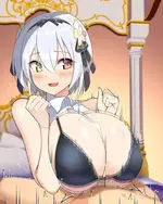 Post-orgasm titfuck