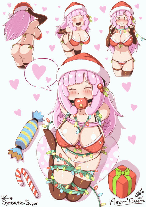 She was too naughty this year so no present for her. However, she will make a nice present herself once tamed.