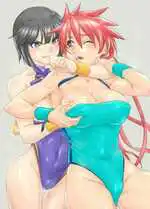 Lucha de agarre de tetas