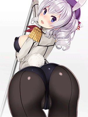 Wiggle your ass while in your bunny suit