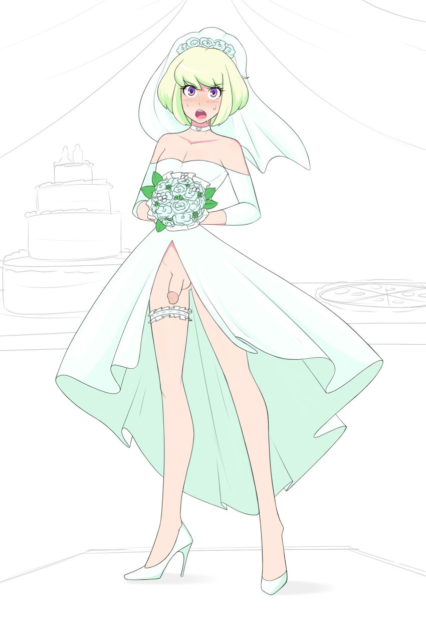 Wear the bridal gown yourself