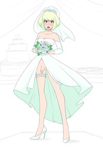 Wear the bridal gown yourself