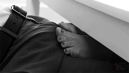 Tease with your feet
