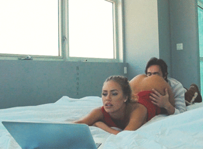 Lick her to get her attention