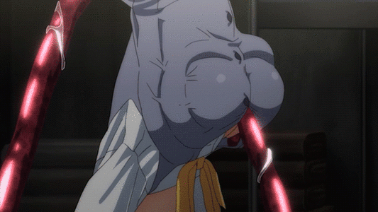Tentacles reveal her tits