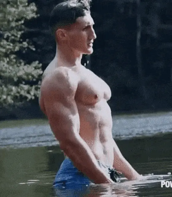 Caress pecs
