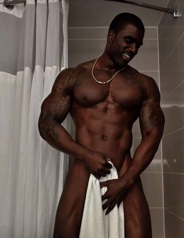 You come to his place too early, finding him still in the bathroom, getting ready for you. But he looks so handsome- why should you wait any longer?