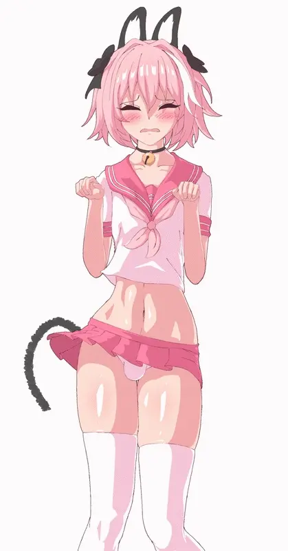 You force him to dance in this cute Cat Cosplay! So adorable!