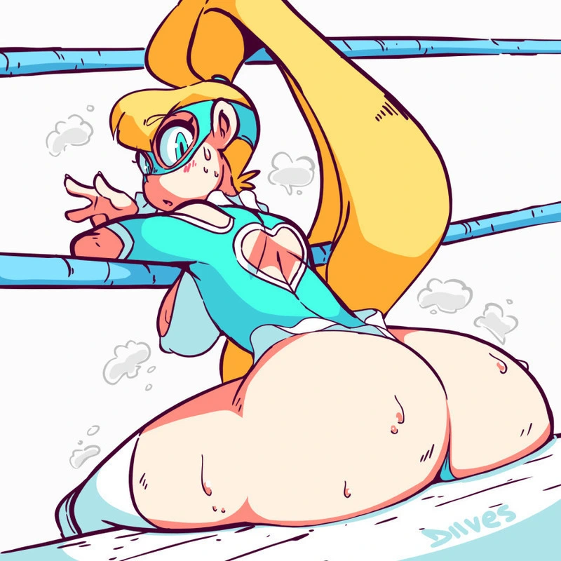 You get near the ropes and rest for a few seconds, letting everyone see how sweaty you are.
