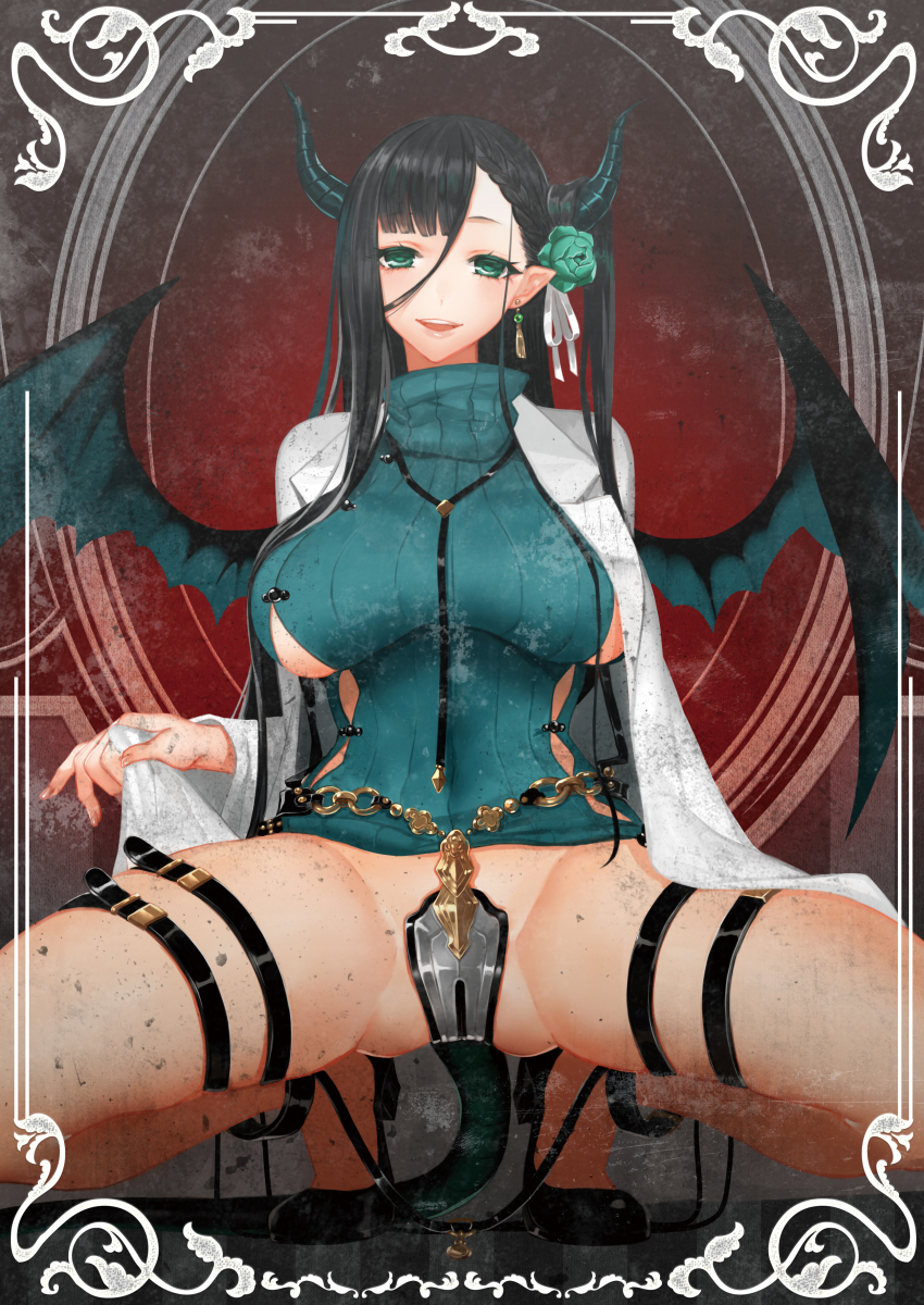 You deliver a truly demonic fate to the succubus by locking her in chastity! 