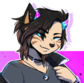 Glacy: A demon cat who likes play and have fun~
