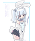 Elly: MMphh.. my bunny ears has been grown.. no longer a gato (¬_¬")