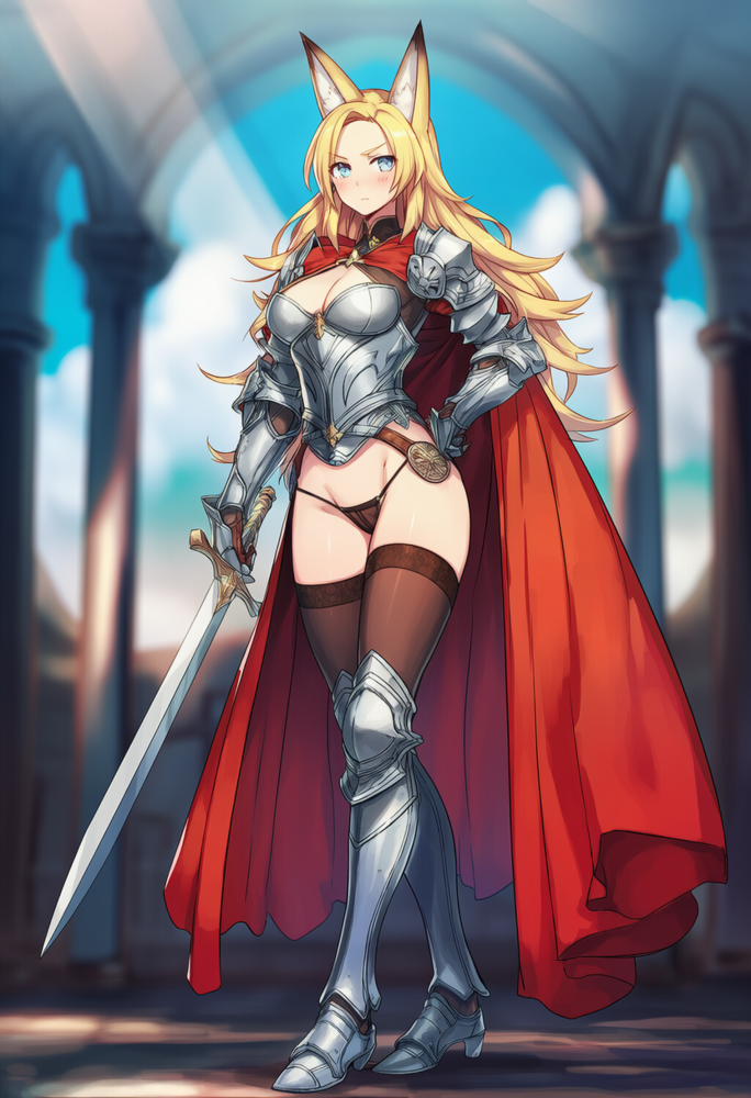 Ingrid - Come at me, if you dare.~ DM fun ahead! ♥️  : I’m Ingrid, a paladin of the Crimson Court and devout worshipper of Thrava, goddess of purity and justice. My crusade brings me here, to your path dear tra...